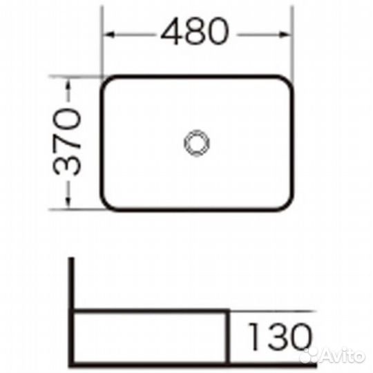 Раковина-чаша Grossman 48 GR-3016 Белая