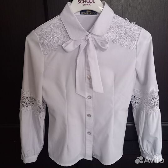 Школьная блузка 128