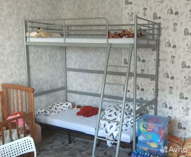 Кровать чердак IKEA свэрта