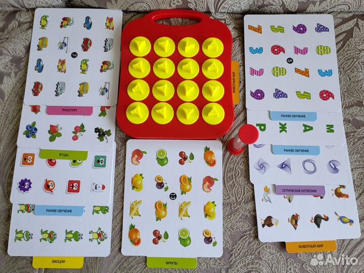 Детские развивающие игры (2 шт ) - Найди пару