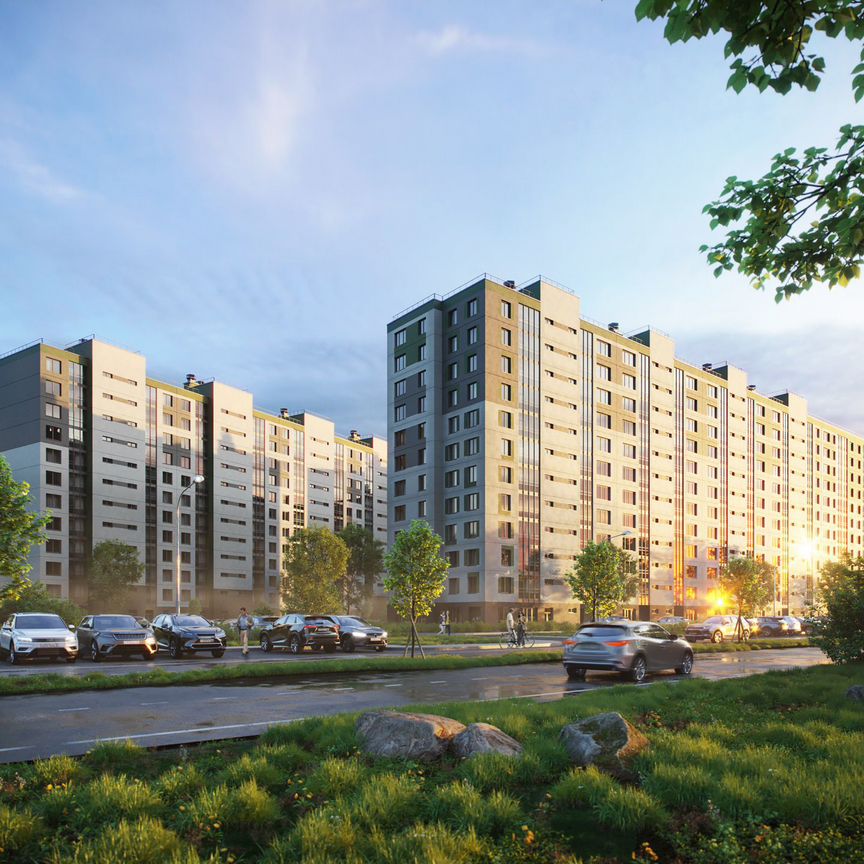 2-к. квартира, 59 м², 12/12 эт.