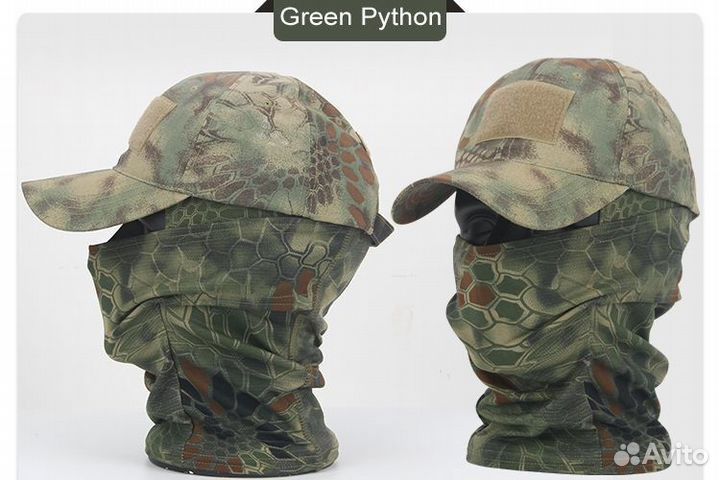 Балаклава тактическая + бейсболка для охоты