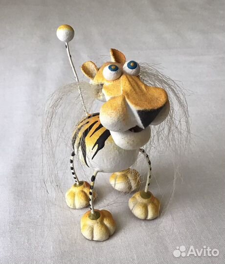 Тигр шутка сувенир Хорватия 1995 клеймо