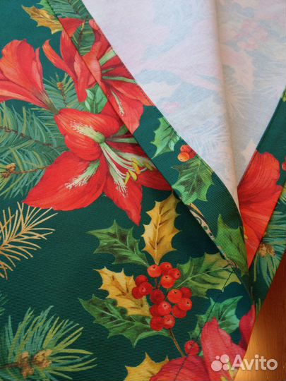 Скатерть «Новогодняя» зеленая