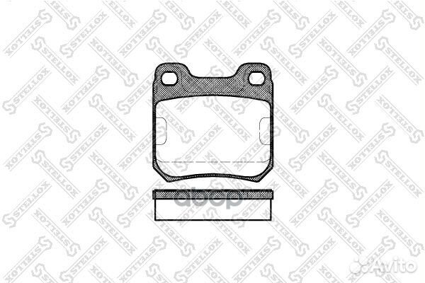 250 000-SX 239 00FDB525 колодки дисковые з O