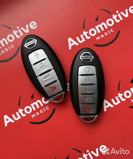 Ключ Nissan Pathfinder, Murano, X-Trail + привязка