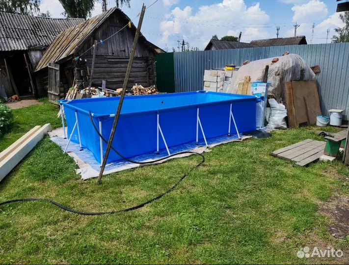 Каркасный бассейн 400X211X81 с Фильтром насосом