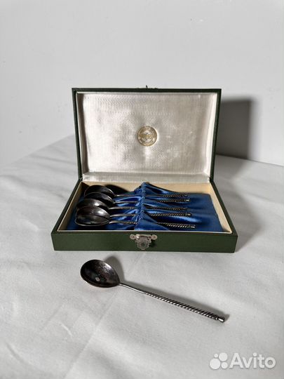 Набор чайных ложек мельхиор Производство СССР