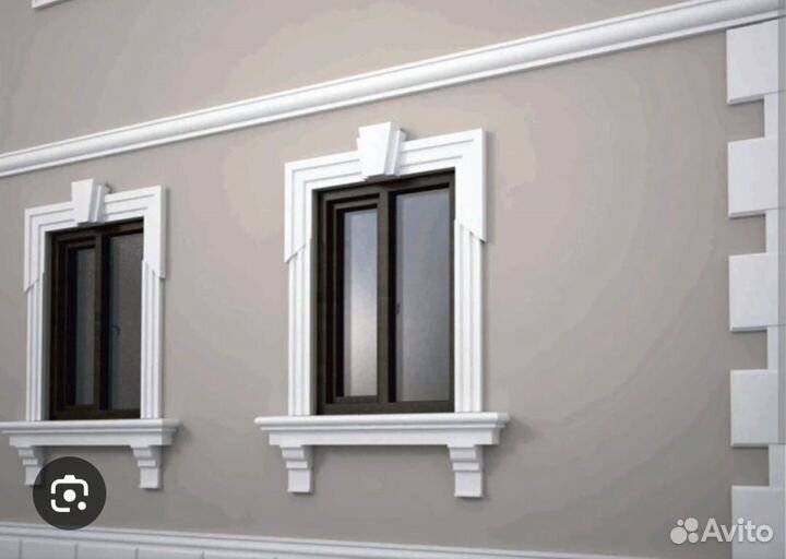 Фасадный декор из пенопласта