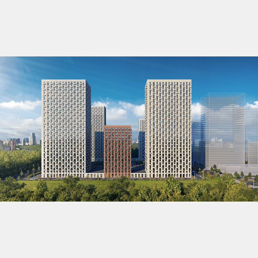 2-к. квартира, 58,5 м², 22/33 эт.