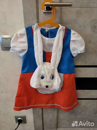 Костюм зайки для девочки от 98 до 110