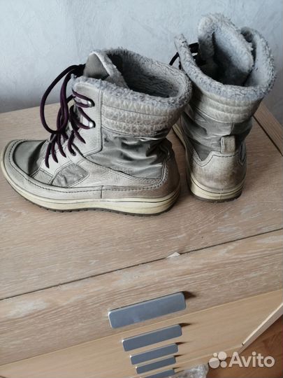 Сапоги жён. зимние ecco оригинал р39-39,5