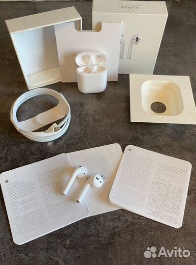 Беспроводные наушники apple airpods 2