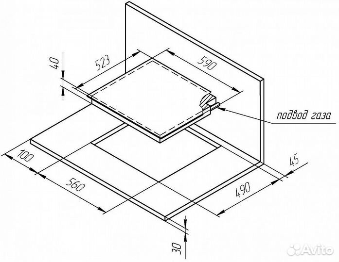 Газовая варочная панель Kuppersberg FQ 601 C