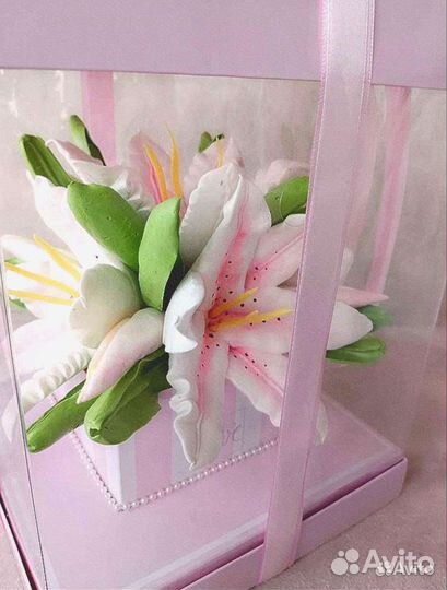 Съедобный букет из зефира на свадьбу