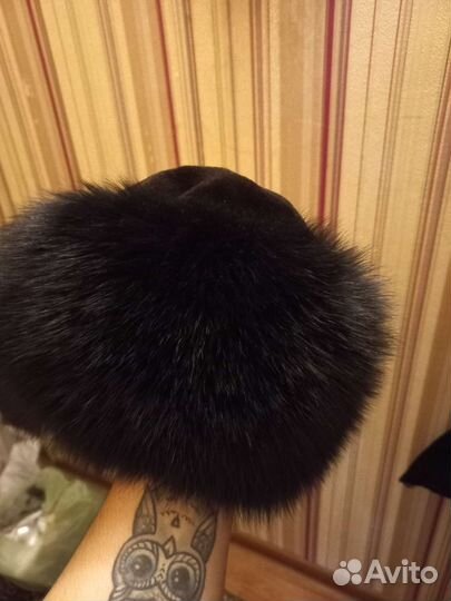 Шапка норковая женская