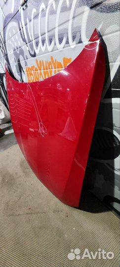 Капот BMW F20 F22 дефект А61/3 karmesinrot красный