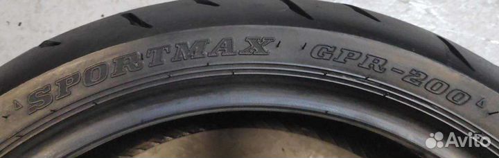 Моторезина dunlop sportmax GPR200 180/55r17m/c 73w