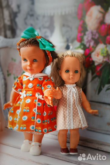 Винтажная кукла.ГДР.Клеймо