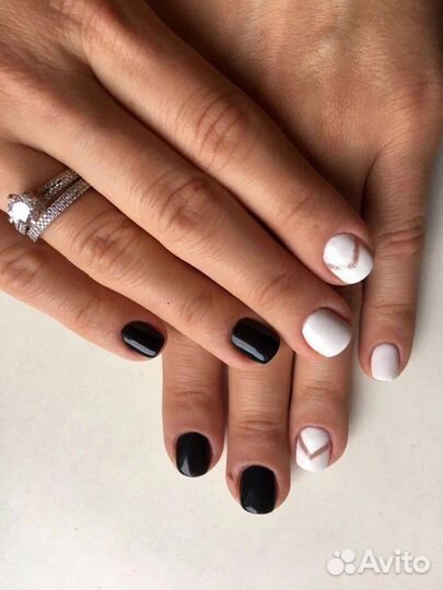 Маникюр на дому, покрытие гель лаком