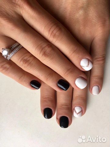 Маникюр на дому, покрытие гель лаком