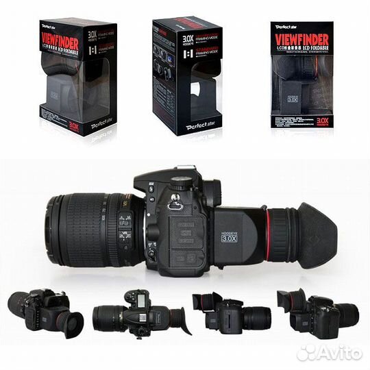Видоискатель для цифровых камер 3X LCD экраном
