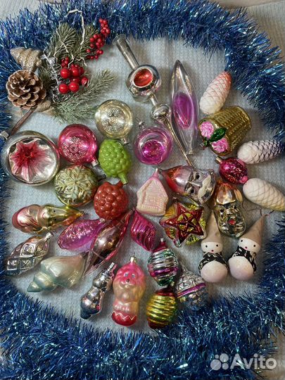 Елочные игрушки СССР 1