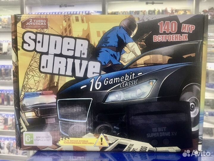 Sega Super Drive GTA 5 140 встроенных игр