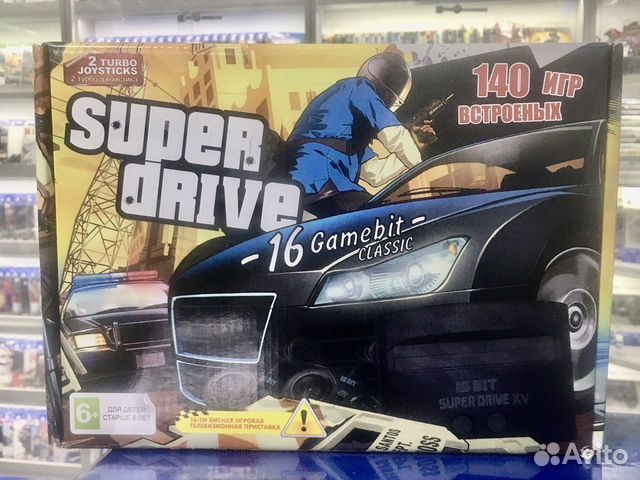 Sega Super Drive GTA 5 140 встроенных игр