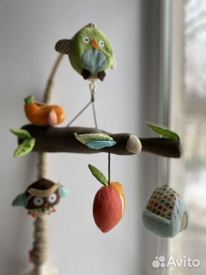 Мобиль; игрушка-грелка с вишневыми косточками