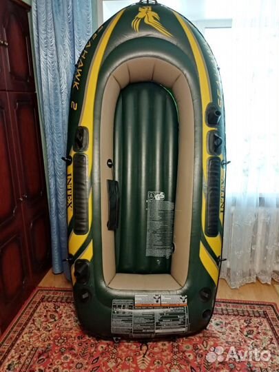 Лодка надувная двухместная