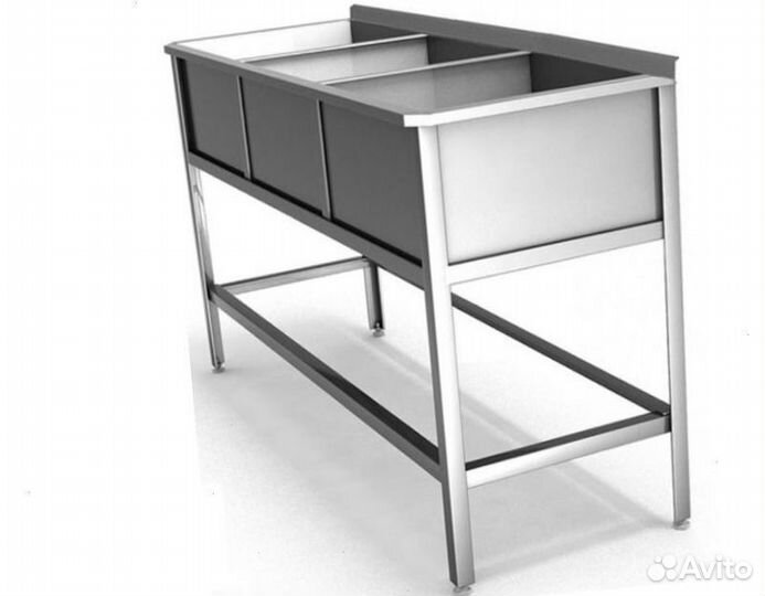 Ванна моечная 3 секц вм 3/400 есть разные размеры