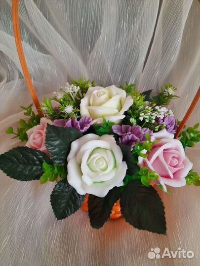 Букет из мыла ручная работа. День мамы