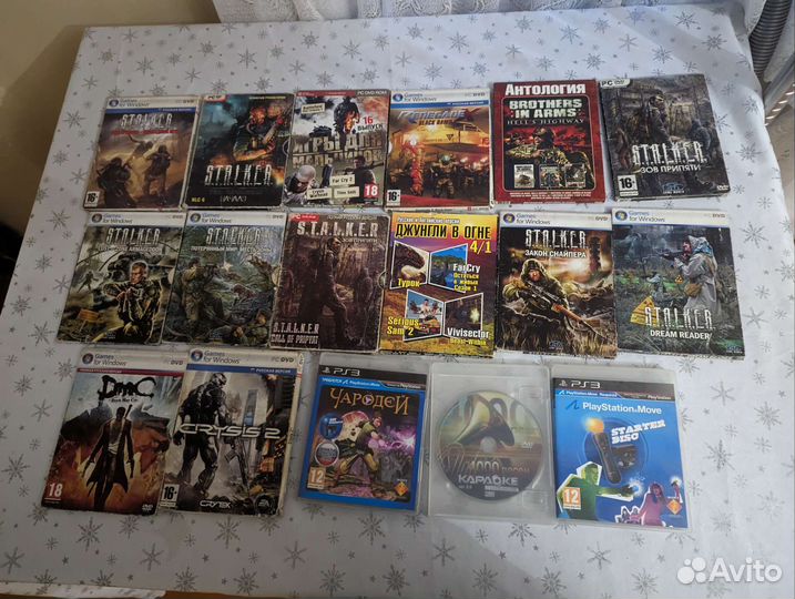 Игровые диски на ps3 и pc