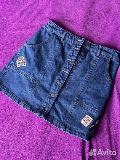 Джинсовая мини-юбка ostin