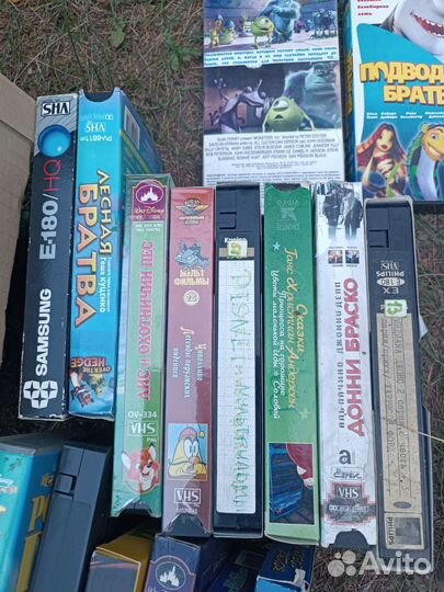 Видеокассеты vhs фильмы, мультфильмы