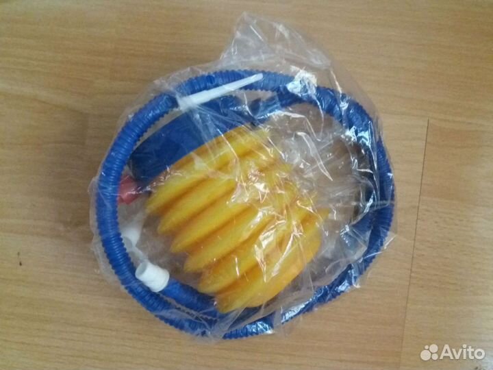 Набор мяч массажный для фитнеса с насосом