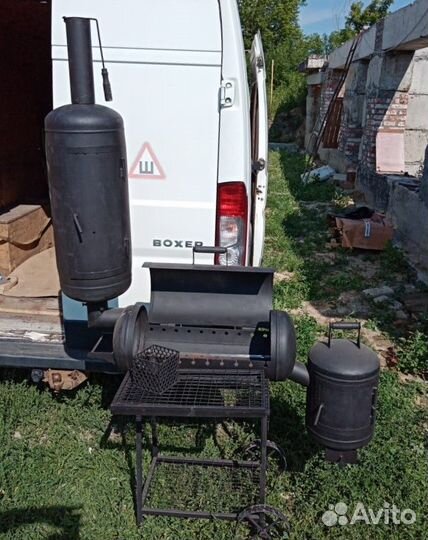 Мангал с Казаном и Коптилкой