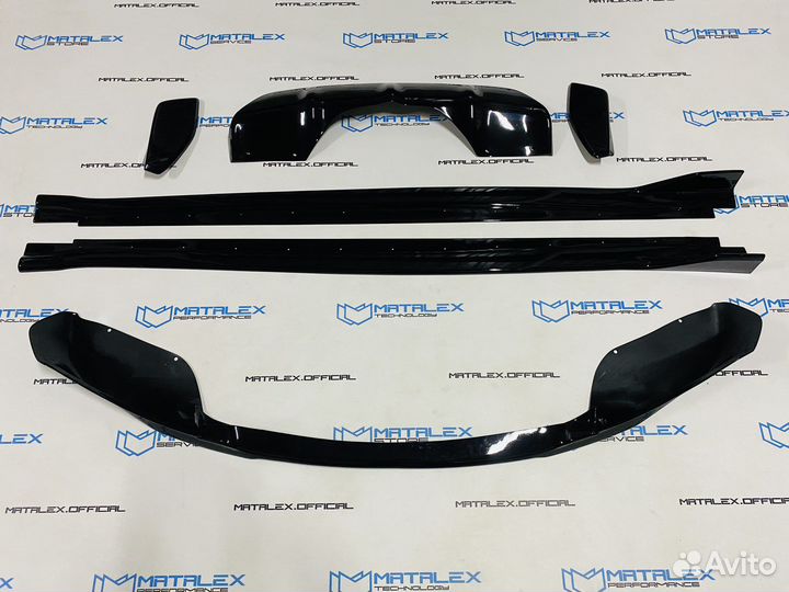 Обвес BMW X6 F16, M Performance, черный глянец