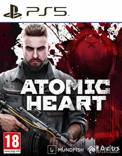 PS5 диск Atomic Heart, новый, в упак.,русский звук