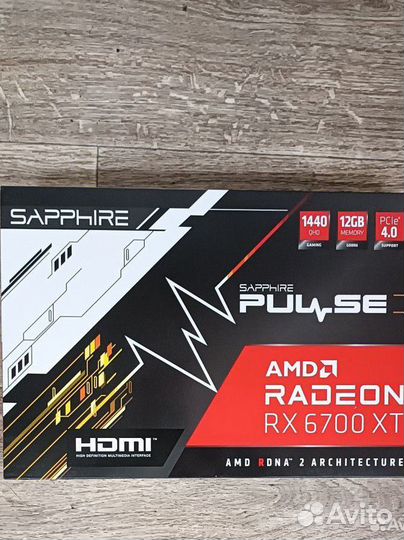 Видеокарта Sapphire AMD Radeon RX 6700 XT pulse