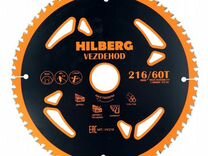 Диск пильный по дереву Hilberg 216*30*60T(HV218)