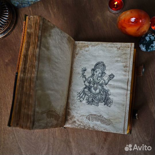 Авторский Кожаный блокнот в подарок А5