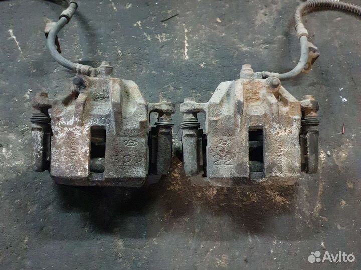 Передние суппорта хендай матрикс 1.8