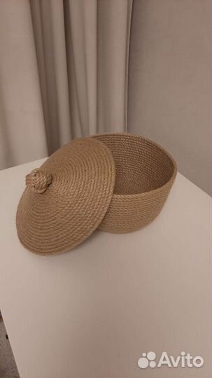 Корзина из джута, универсальная