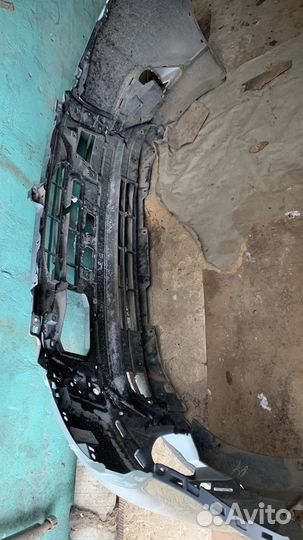 Передний бампер на mitsubishi outlander 3