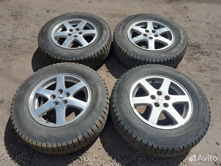 Колеса в сборе Subaru R 15 5*100 шипы 205/70/15