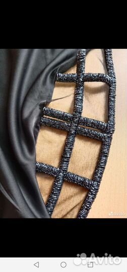 Платок с бисером араида