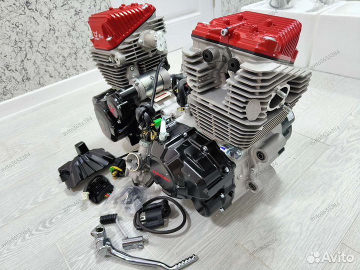 172fmm 4 клапана 25лс 249см3 двигатель новый