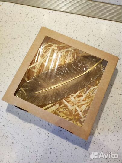 Перо/блюдо для украшений, закусок